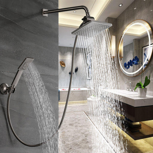 Bright Showers Multi Function Dual Shower Head & Reviews Wayfair